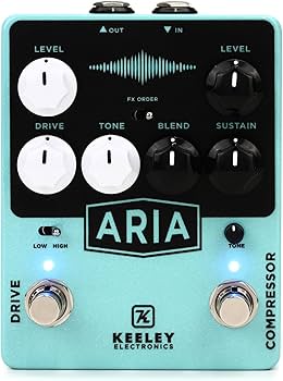 ギター KEELEY ARIA Overdrive and Compressor Amazon.com: Keeley Aria Compressor and Overdrive Pedal